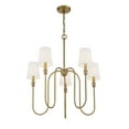 thumbnail image 5 of Trade Winds Lighting 5-Light Chandelier In Natural Brass, 5 of 7