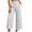 White, variant on cocolona Womens High Waist Casual Golf Pants Elastic Waist Straight Wide Leg Travel Work Pants with Pockets