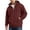 Wine&14#0915, variant on Fabrcox Quarter Zip Hoodie Fleece Thermal Mens Sweatshirt Hoodie Oversized Daily Casual Streetwear Athletic Workout Fall Winter Warm Mens Pullover Hoodies Light Gray L
