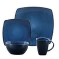 thumbnail image 3 of Gibson Soho Lounge 16 Piece Reactive Glaze Dinnerware Plates Bowls & Mugs, Blue, 3 of 11
