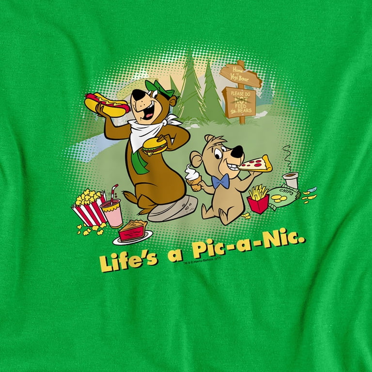Yogi Bear Lifes A Pic-A-Nic Kids T Shirt (3) for Youth Toddler 