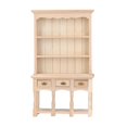 thumbnail image 1 of 1/12 Scale Dollhouse Bookcase 3 Drawers Classic Design Pure Color DIY Miniature Coloring Bookcase for Gift, 1 of 4