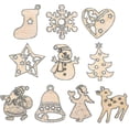 thumbnail image 1 of 200 Uds colgante de madera JanHm para decoración de árbol de Navidad, 1 of 1