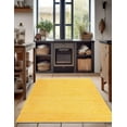 thumbnail image 5 of Unique Loom Chindi Chevron Collection Area Rug - Claire (10' x 14' 1" Rectangle Yellow/Ivory), 5 of 7