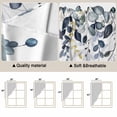 thumbnail image 5 of Blue Grey Eucalyptus Swag Valances for Windows, Kitchen Curtains 36 Inch Length 2 Panels Set, Watercolor Spring Weeping Botanical Short Curtains for Small Windows Rod Pocket Cafe Curtains 28"x36", 5 of 8