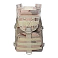 thumbnail image 2 of Senderismo Mochila grande táctica militar Impermeable Deporte al aire libre Senderismo Camping Tres colores de arena Zulema Senderismo Knapsack, 2 of 8