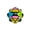 Black Standard, variant on Hanoiminx Twisty Puzzle, Truncated Tetrahedron 3D Brain Teaser, Smooth Turning, Premium Stickers