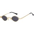 thumbnail image 1 of GFDYREE Unisex Sunglasses Retro Red Drive Holiday Oval Non-Polarized UV400, 1 of 5