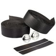thumbnail image 1 of Lefu Bike Handlebar Tape Anti-slip Bicycle Carbon Pattern Sponge Shock Tape With Plug, 1 of 7