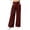 *Wine, variant on VBVC Women's Waffle Wide Leg Pants , Pleated High Waisted Trousers For Women , Ladies' Pull On Work Pants with Pockets, Blue , S-3XL