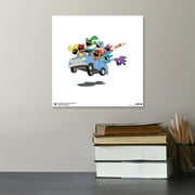 Gallery Pops Poppy Playtime: Chapter 3 - Cartoon Joyride Wall Art, Unframed Version, 12 x 12