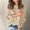 B-Khaki, variant on Womens Long Sleeve Crew Neck Pullover Sweaters Loose Fit Womens Khaki Sweater Soft Womens Holiday Sweaters