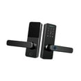 thumbnail image 3 of Cerradura de puerta inteligente con pantalla táctil, cerradura electrónica confiable con teclado táctil, carga de emergencia USB con cerradura Negro, 3 of 9