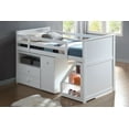 thumbnail image 3 of Wyatt Loft Bed Chest Desk and Ladder In White - Saltoro Sherpi, 3 of 7