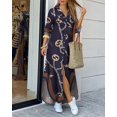 thumbnail image 1 of Robe d'Été pour Femmes Printemps/été Mode Aguichant Chemise Maxi Robe Femmes, 1 of 4