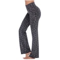 thumbnail image 2 of Pantalones de yoga casuales de cintura alta y pierna ancha para mujer, estilo europeo y americano, para primavera y verano, 2 of 6