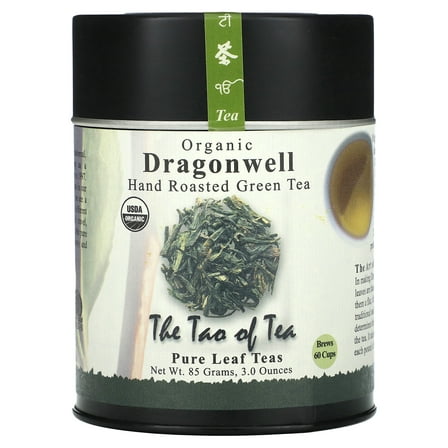 The Tao of Tea Organic Hand Roasted Green Tea, Dragonwell, 3 oz (85 g)