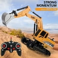 thumbnail image 4 of YOPTOP Metal Diecast Excavator Construction Truck Toy Tractor  Heavy Metal Excavator,c, 4 of 9