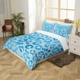 thumbnail image 4 of Erosebridal Cheetah Print Comforter Cover Twin,Safari Animal For Teens Youth Bedding Twin Size,Farmhouse Blue Duvet Cover Twin,Ultra Soft Bedroom Decoration Reversible,2 Pieces（No Comforter）, 4 of 7