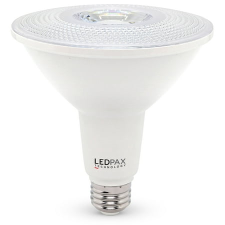 LEDPAX PAR38 Dimmable LED Bulb  15W (100W equivalent)  5000K   1200 Lumens  CRI 80  1 Pack  UL  ES Certified  4 Count
