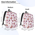 thumbnail image 2 of Fotbe Purple Mushroom Mochila de Lona con Estampado, Mochila Duradera, Mochila Versátil de Alta Calidad, Mochila Compacta Vintage-Small, 2 of 5