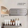 thumbnail image 3 of fastboy Aluminum RV Folding Wall Shelves Foldable Rv Accessories Small Foldable Trailer Interior Hidd-en Bedside Storage Rack No  nail-free glue, 3 of 3