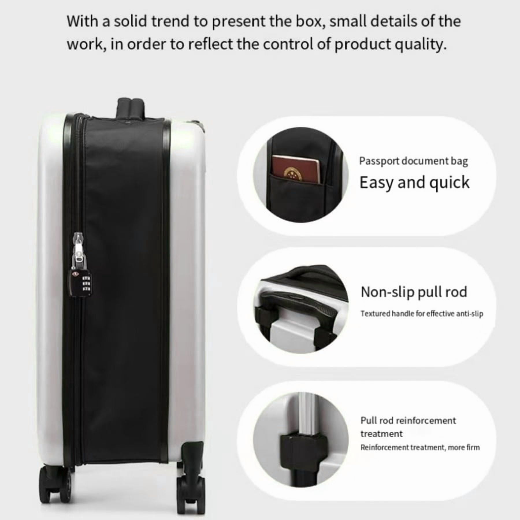 20Inch Lightweight Luggage Foldable Suitcase Trolley Carry On Hard Case with Lock