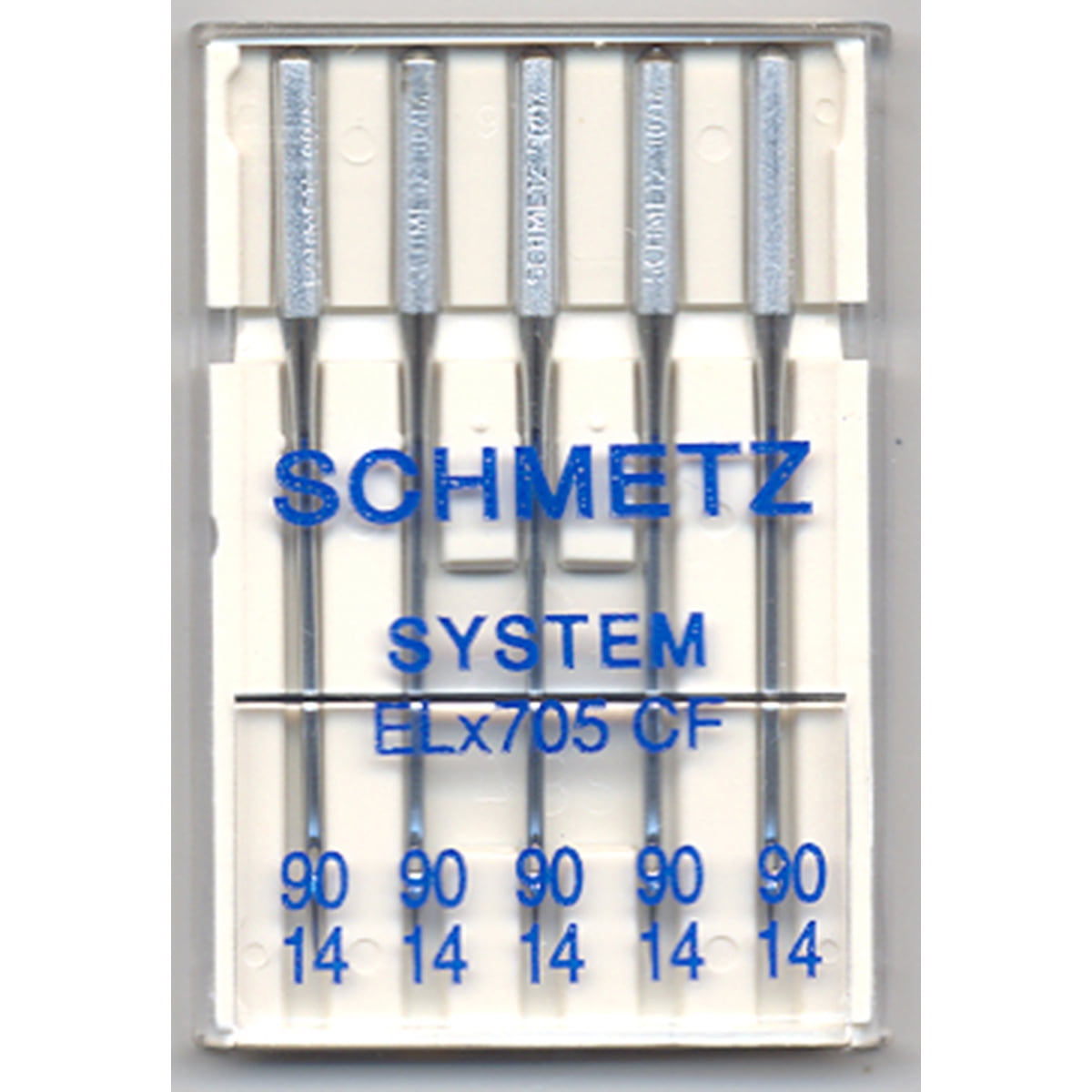 Schmetz Serger Chrome Machine NeedlesSize 90/14 5/Pkg