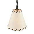 thumbnail image 4 of Atlas Lighting and Home 1-Light Hanging Pendant Ceiling Light Fixture with Conical shade - 25.25", 4 of 6