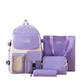 thumbnail image 3 of ibiyuan School Backpacks Lightweight Versatile Durable School Bag Set for Ages 5th 6th 8th 10th, Middle Elementary, High School, Travel, Weekend Outings, 3 of 7