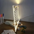 thumbnail image 2 of LED Note Board, Glowing Acrylic Message Marker Board with Light, Board Note Illuminated White Board (5.9 x 5.9In), 2 of 8
