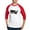 Red/White, variant on CafePress - Not Texas Baseball Jersey - Cotton Baseball Jersey, 3/4 Raglan Sleeve Shirt