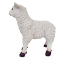 thumbnail image 3 of Resin Craft Sheep Statues Animal Model Garden Sculpture Decor - Standing Left, 3 of 7