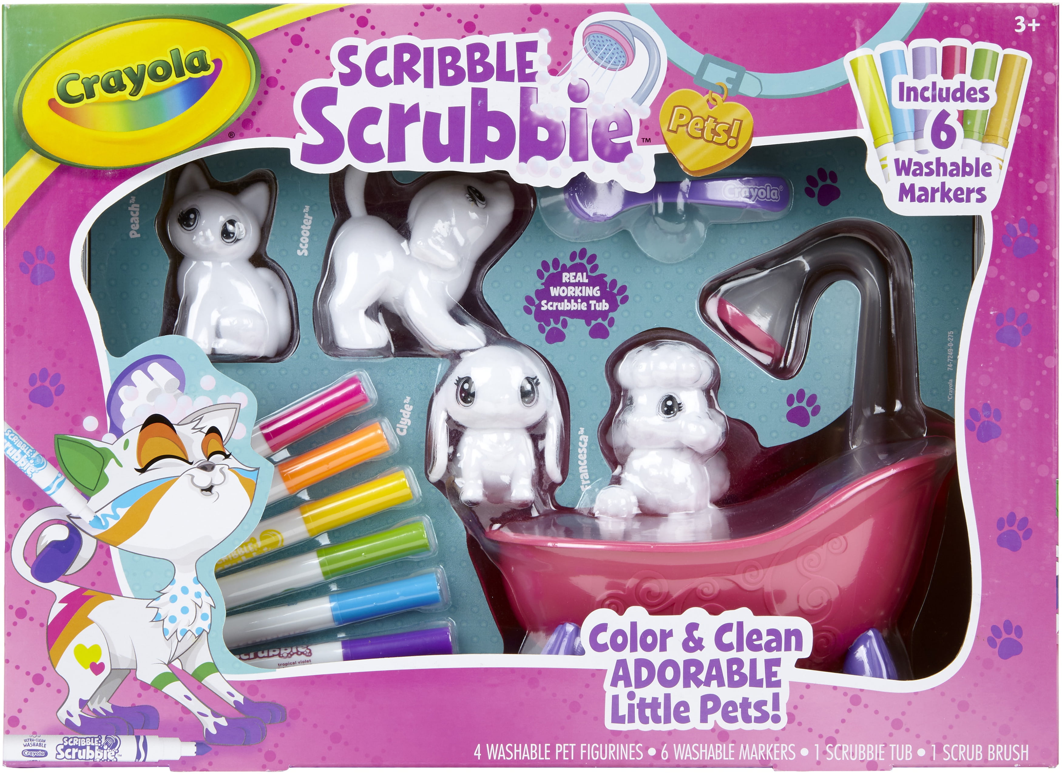 crayola scribble scrubbie pets walmart