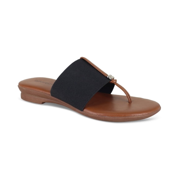 Style Co Italiaa Flat Sandals Black 8M