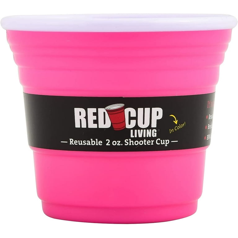 Red Cup Living Reusable Red Solo Cups 14oz Wine, 18oz Cup, & 2oz Shooter Cup  Set
