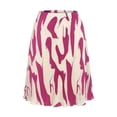 thumbnail image 5 of Agnes Orinda Women's Plus Size Skirts Print Pleated High Waisted Summer Casual A Line Midi Skirt 2X Hot Pink, 5 of 6