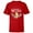 Red, variant on Princess Belle Destined to Dazzle Holiday Standard - Short Sleeve T-Shirt for Kids – Customized-Black