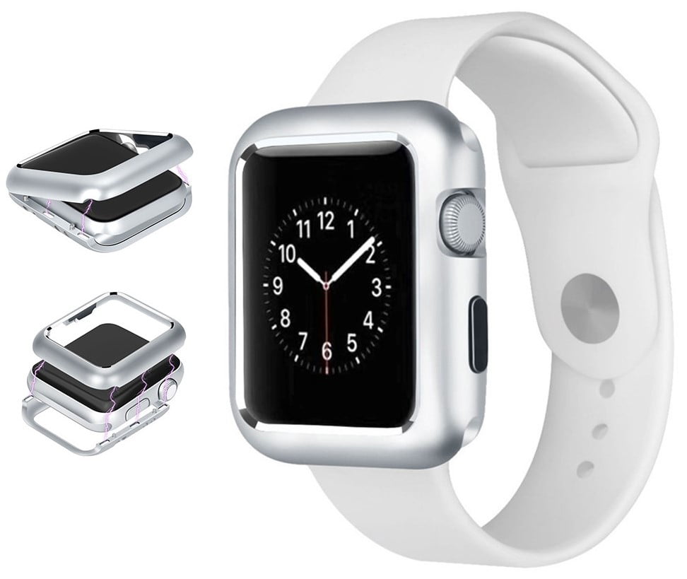 silver iwatch series 4
