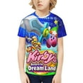 thumbnail image 4 of Kirby Boys Girls 3d Graphic Printed T-Shirt Crewneck Short Sleeve Tees, 4 of 6