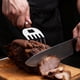 thumbnail image 5 of Ablandador De Carne Multifuncin Con Forma De Garra De Oso, Separador De Barbacoa, Tenedor De Cocina, Desmenuzador De Pollo Y Carne, Acero Inoxidable De 23 Cm, Mango Antideslizante, Puntas, UKHBMC, 5 of 8