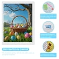 thumbnail image 3 of Diamond Art Kits for Adults, Basket Colorful Eggs Green Grass 5D Diamond Painting Kits for Adults Beginners, DIY Full Drill Diamond Painting, Gem Art and Crafts 12x16, 3 of 7