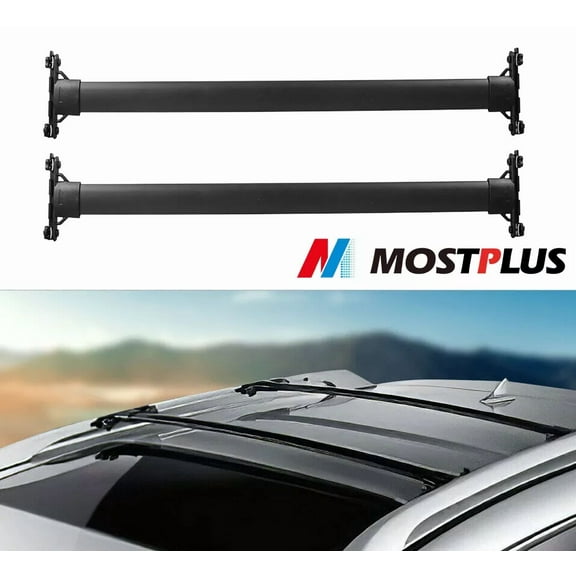 MOSTPLUS Aluminum Cargo Carrier Roof Rack Cross Bars for 2010-2015 Lexus RX350 RX450H