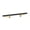 Champagne / Matte Black, variant on Alno A2903-3 Vita Bella 3" Center To Center Modern Industrial Knurled Cabinet Bar Handle /