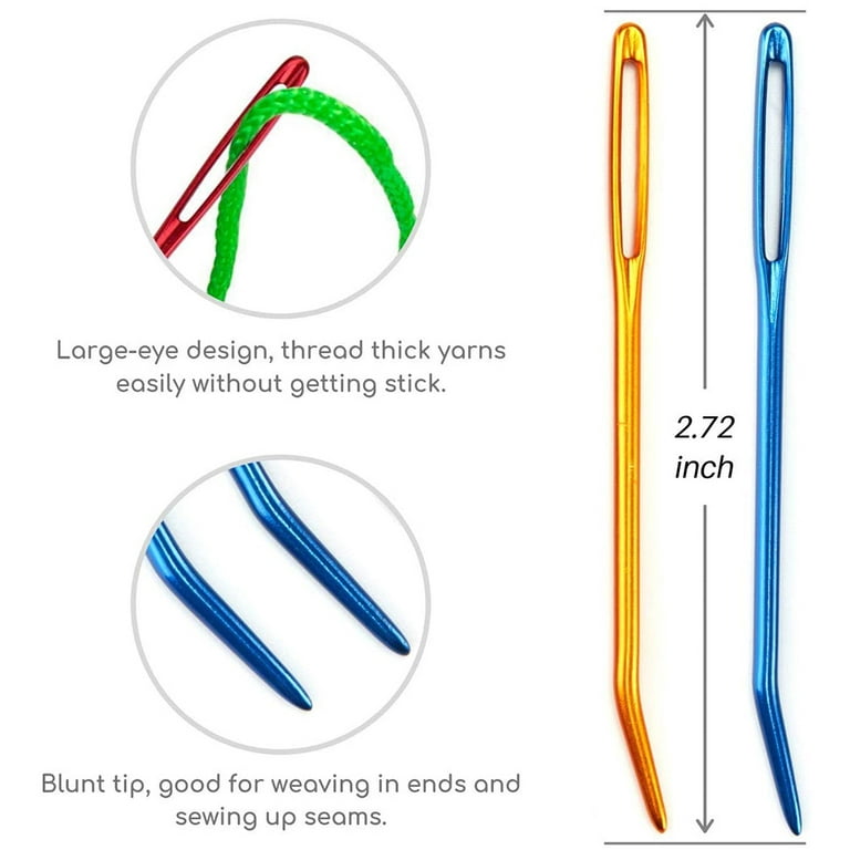 LMDZ Tapestry Needle Bent Tip Tapestry Needles for Yarn Large Eye Blunt  Needles for Hand Sewing