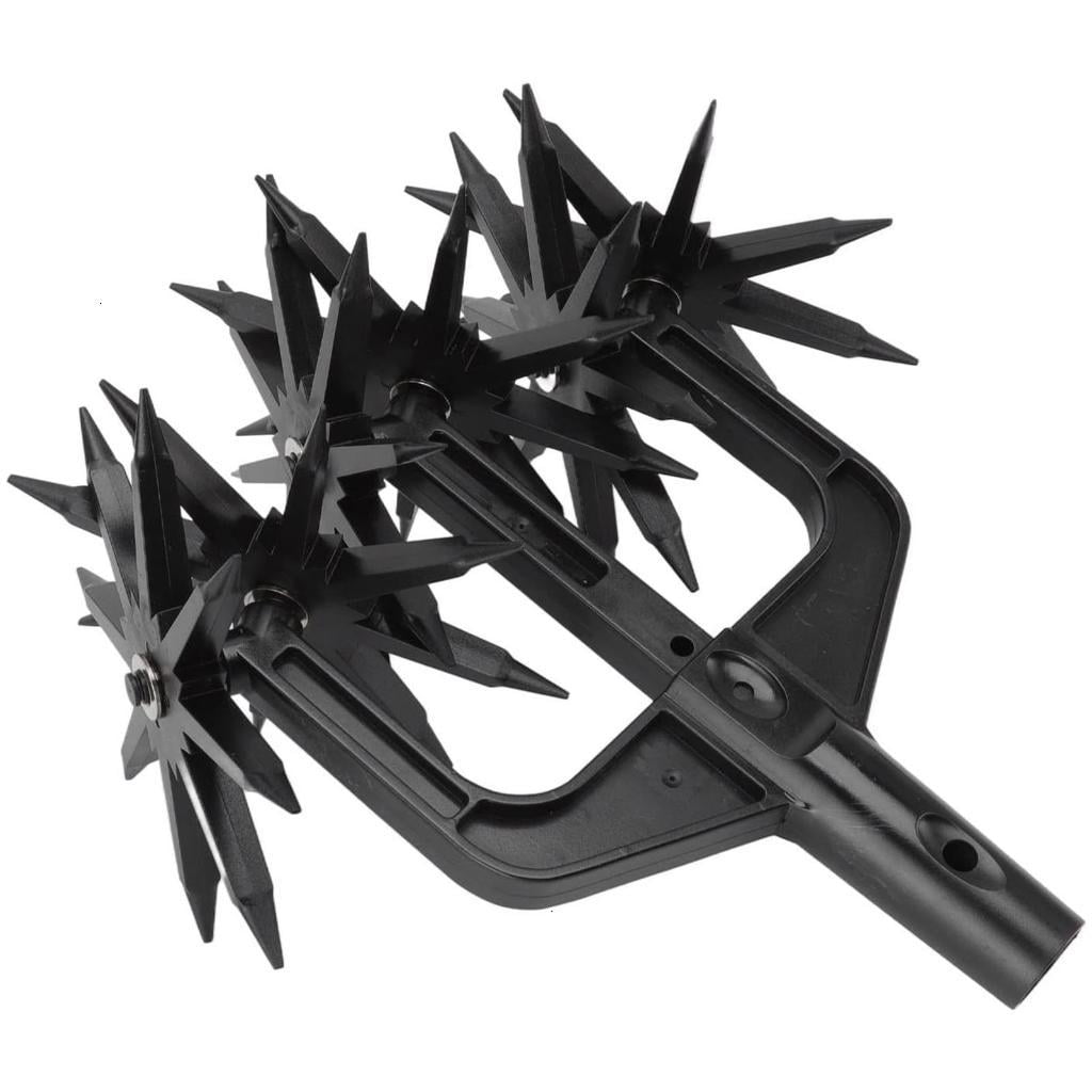 Garden Soil Scarifier Rotary Cultivator Soil Plowing Tool Designed for Effective Soil Aeration and Lawns Care