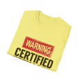 thumbnail image 4 of Warning Certified Teenager Don't Approach Men Women Humorous Turning 13th Years of Age Gift Unisex Softstyle T-Shirt, 4 of 4