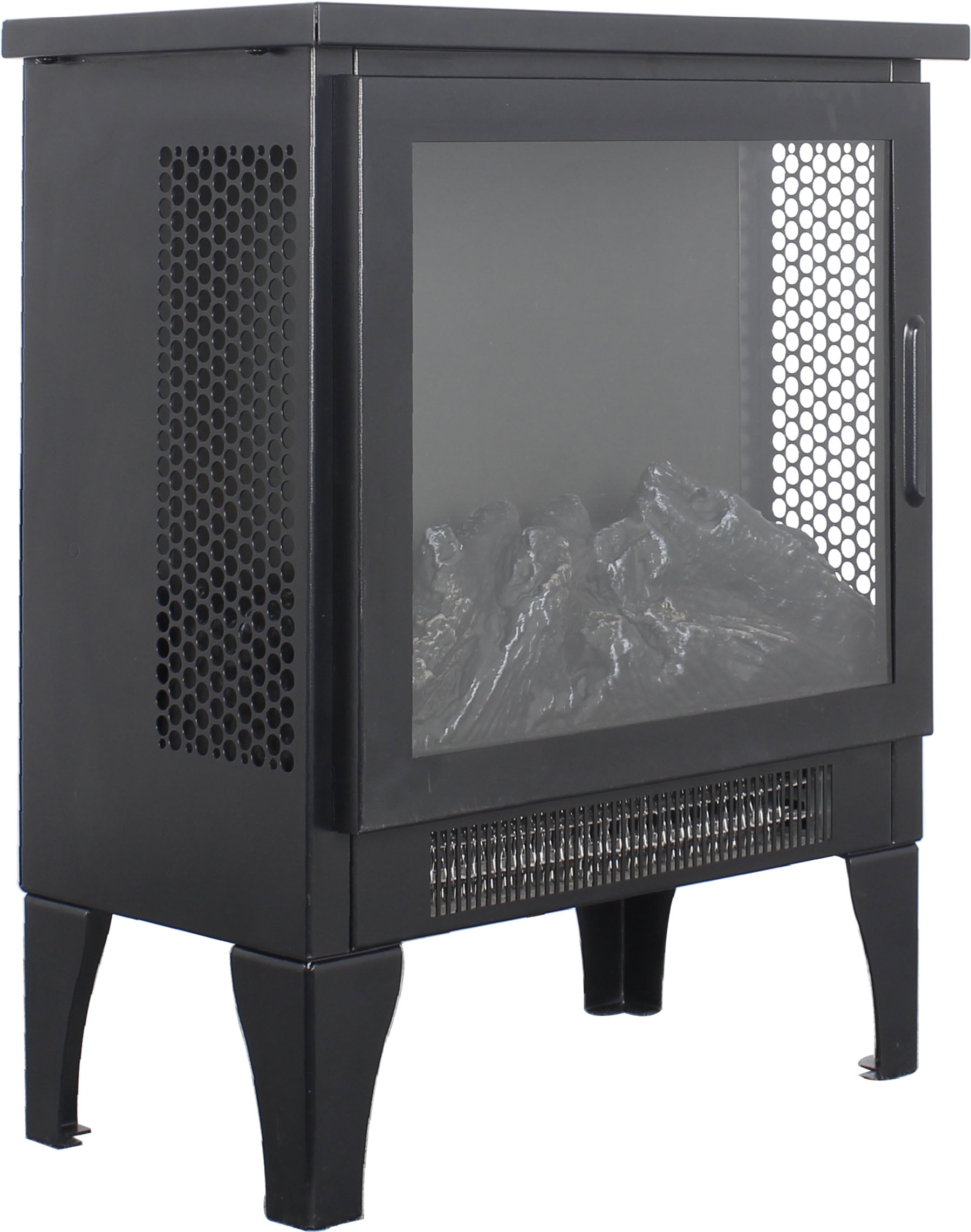 15 inch 3D Flame Electric Infrared Quartz Fireplace Stove without remote control
