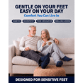 thumbnail image 4 of Special Essentials 12 Pairs Cotton Diabetic Socks Crew for Men and Women Navy (Size 10-13), 4 of 7