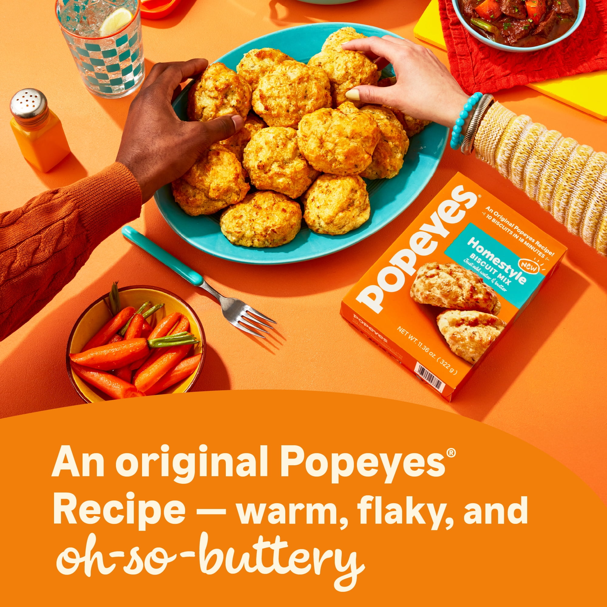 Popeyes Homestyle Biscuit Mix, 11.36 Ounces